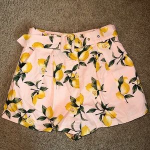 Moodie Pink Lemon Shorts